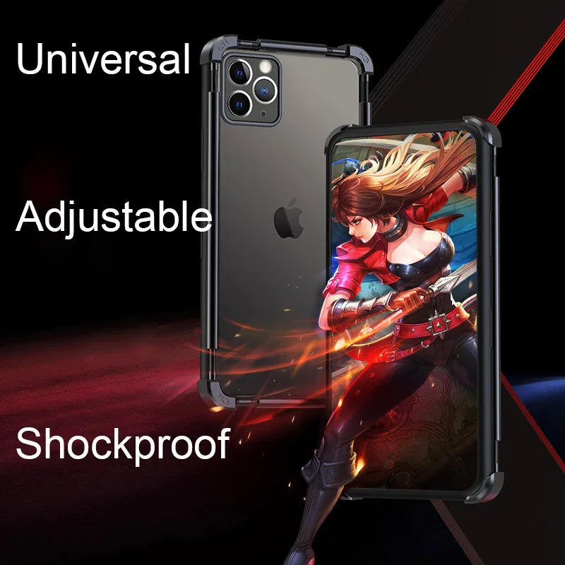 Adjustable Universal Stainless Steel Metal Bumper Case For Iphone Se 2020 7 8 Plus X Xs Xr Xs Max Case Aluminum 11 Pro Max Cover