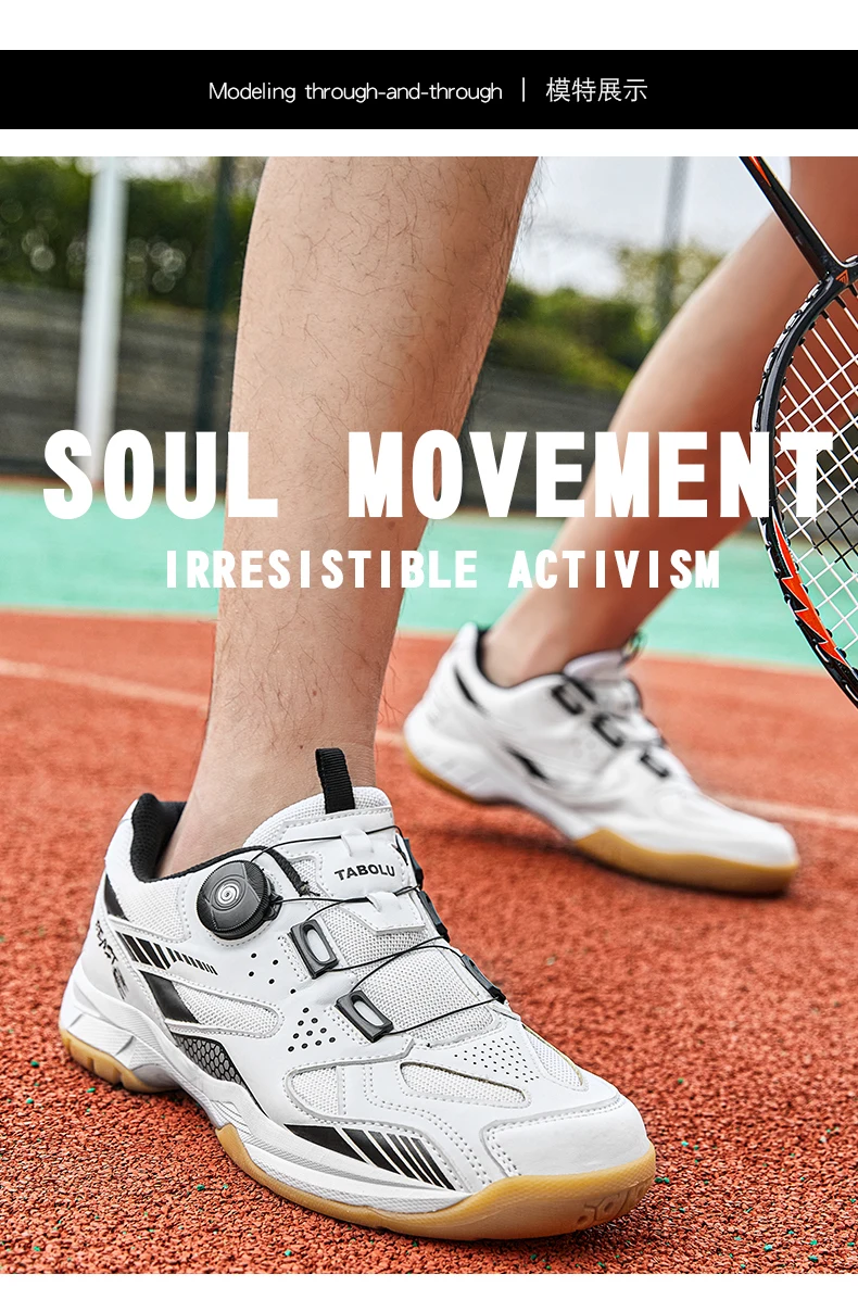 Description Picture 5 of item2024 Brand Badminton Shoes for Men Women Sports Professional Volleyball Sneakers Men Breathable Lightweight Table Tennis Shoes