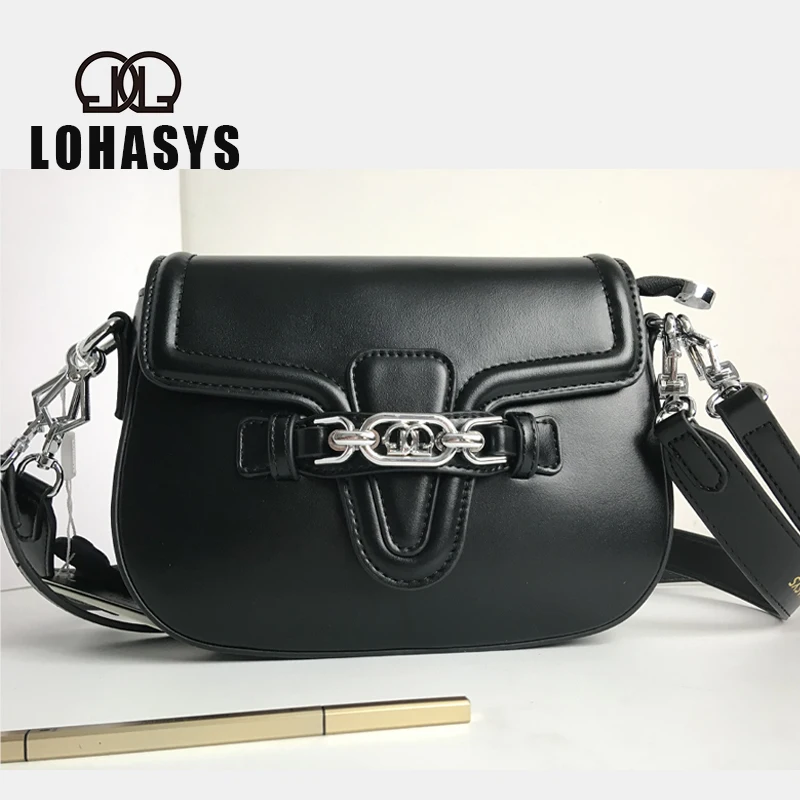 

LOHASYS Single-Shoulder Women's Handbag Underarm Bag Brand Bag Brand-Name Master Design High-Quality Double-Shoulder Saddle Bag