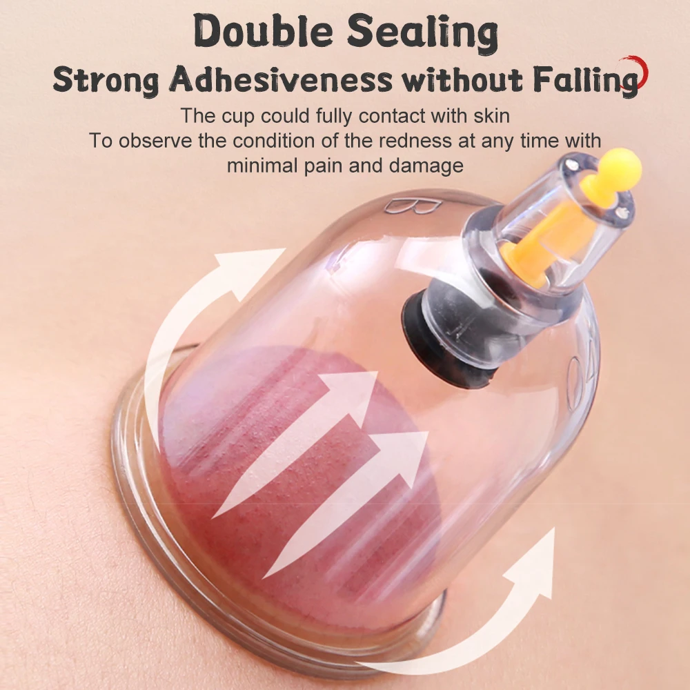 Cofoe 12/24 Cans Vacuum Cupping Machine Manual Cupping Massage Device Traditional Chinese Medicine Cupping Cups Beauty Health 3