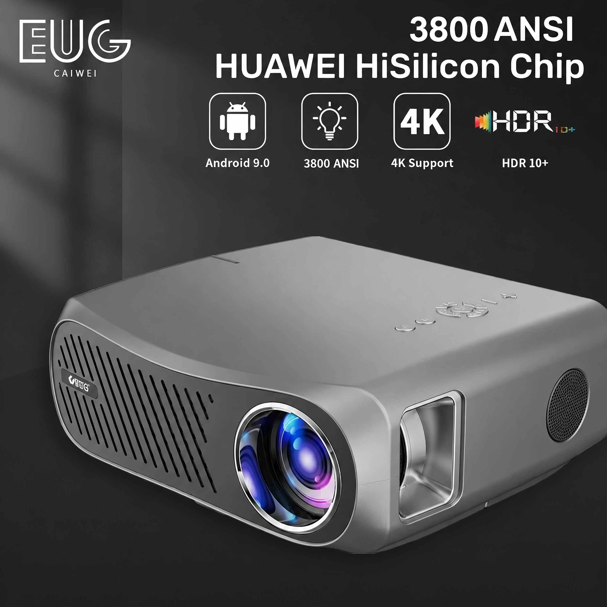 4K WiFi 안드로이드 5G 풀HD 1080P 홈 무비 프로젝터 주간 영상 프로젝..