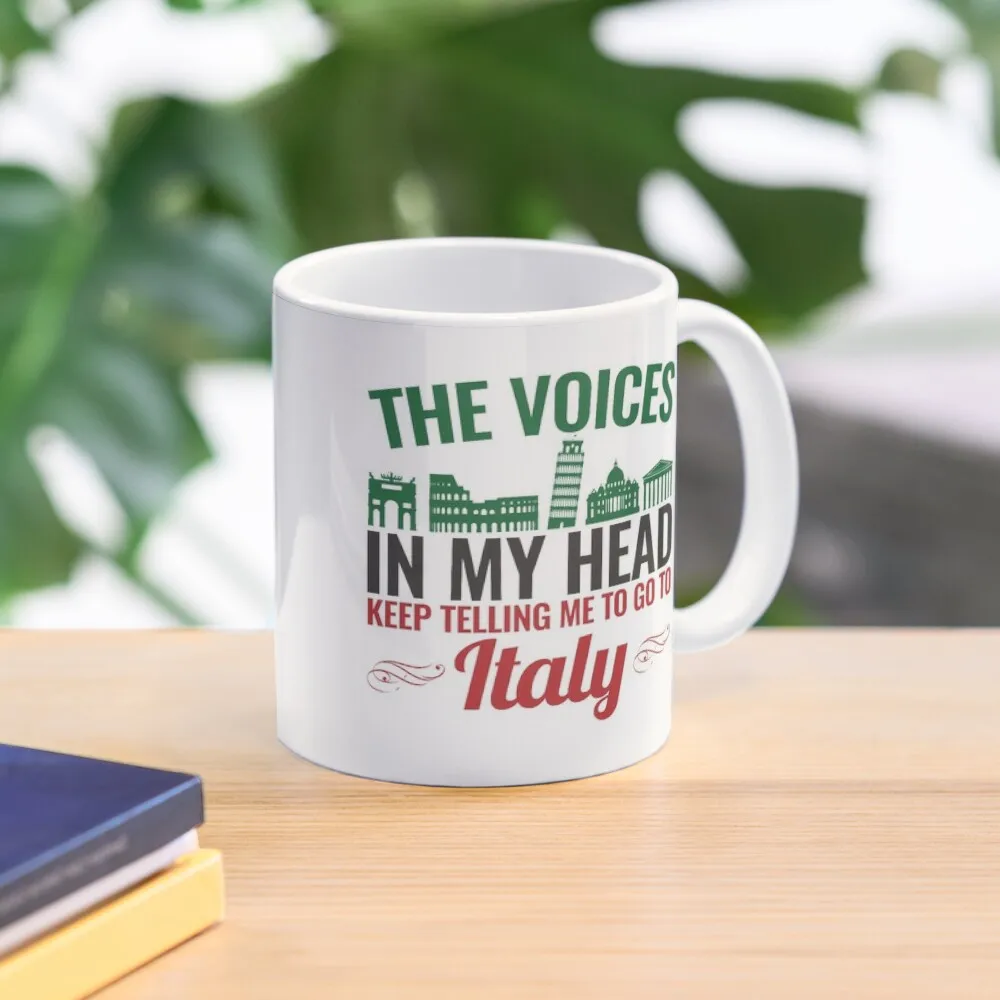 

The Voices In My Head Keep Telling Me To Go To Italy Coffee Mug Beautiful Tea Mugs Mug Coffee Glass Mug Mug Kawaii
