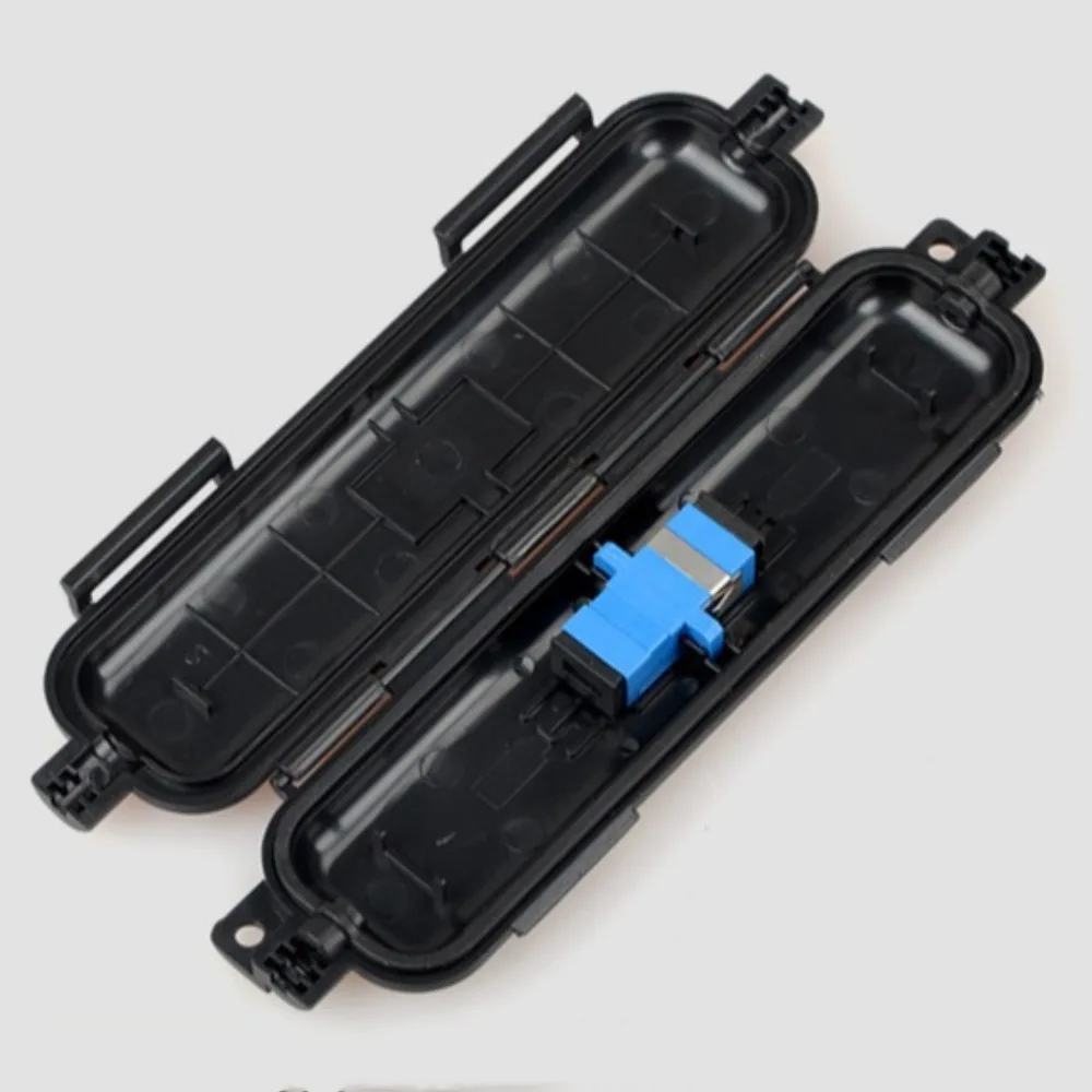 Plastic Electronic Box Enclosure Electronic Box Enclosure 1 Core Adapter Box Optical Fiber Protection Box Plastic Waterproof Extension Cord Protection Resistant Moisture with Seal