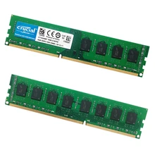 Crucial DDR3 4GB 8GB PC3 8500 10600 12800 1333MHZ 1600MHZ 1066MHZ 4G 8G PC Memory RAM Memoria Desktop Ddr3 Ram