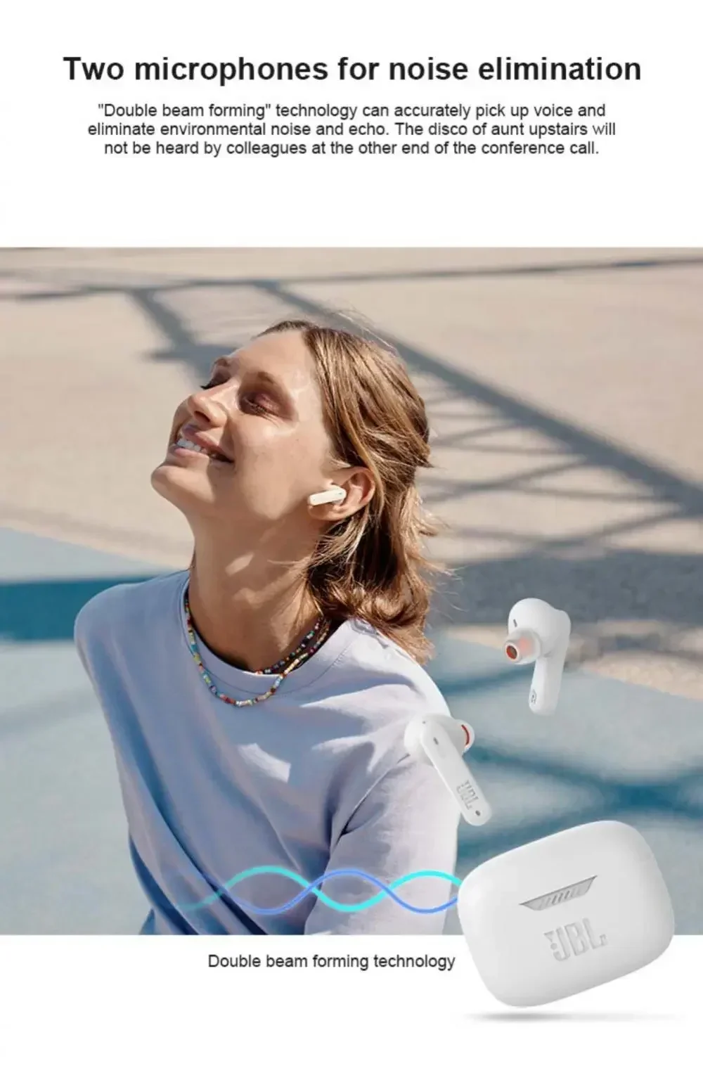 JBL Tune 230NC TWS Wireless Bluetooth Noise Cancelling Earbuds Stereo