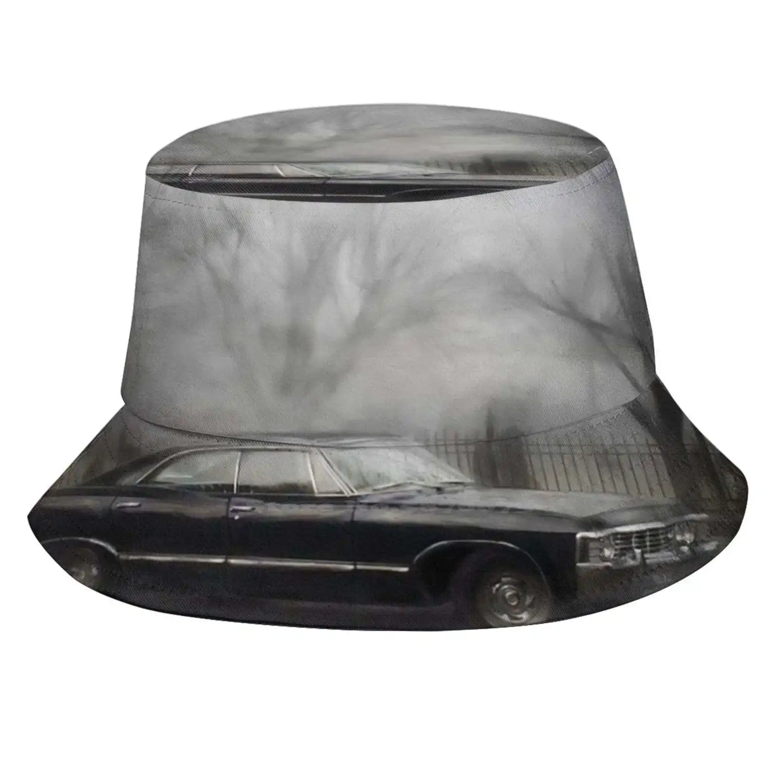 L'Oggetto Più Importante Dell'Universo "Baby" Print Bucket Hats Sun Cap Supernatural 67 Impala Dean Sam Winchester Spn