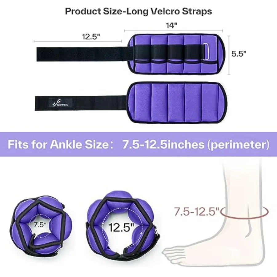 Adjustable Ankle Weights with Dumbbells