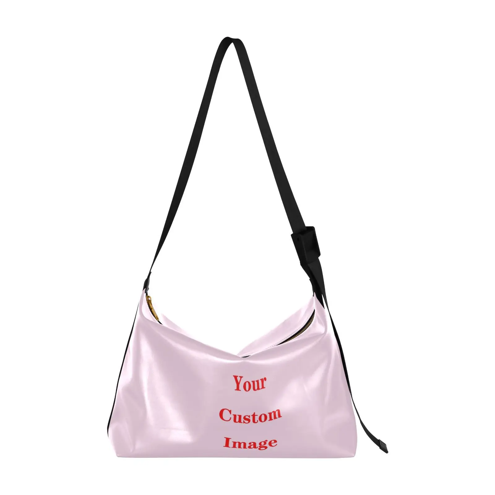 

Women's Shoulder Bag Serviceable Pu Leather Large Female Commuter Crossbody bag Custom images Lady Casual Shopper Handle Bags