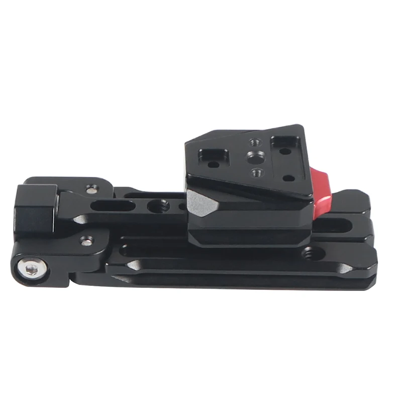 Aluminum V-Lock Battery Mounting Plate Clamp Quick Release for ARCA Tripod Gimba