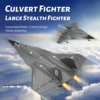 SR72 RC Plane 2.4G 4CH RC Fighter With Concealed Culvert Design FX9672 RC Airplane Powerful Motors RTF Aircraft Boys Toys 1