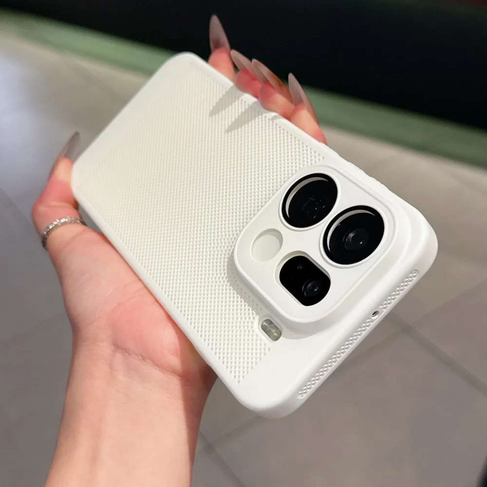 Enhanced Cooling Matte Heat Dissipation Phone Case with Breathable Armor Design