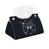 Player Game Controller Video Gamepad Tissue Box Cover Leather Tissue Box Holder Rectangular Tissue Holders for Home Office Car 1