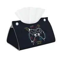 Player Game Controller Video Gamepad Tissue Box Cover Leather Tissue Box Holder Rectangular Tissue Holders for Home Office Car 1