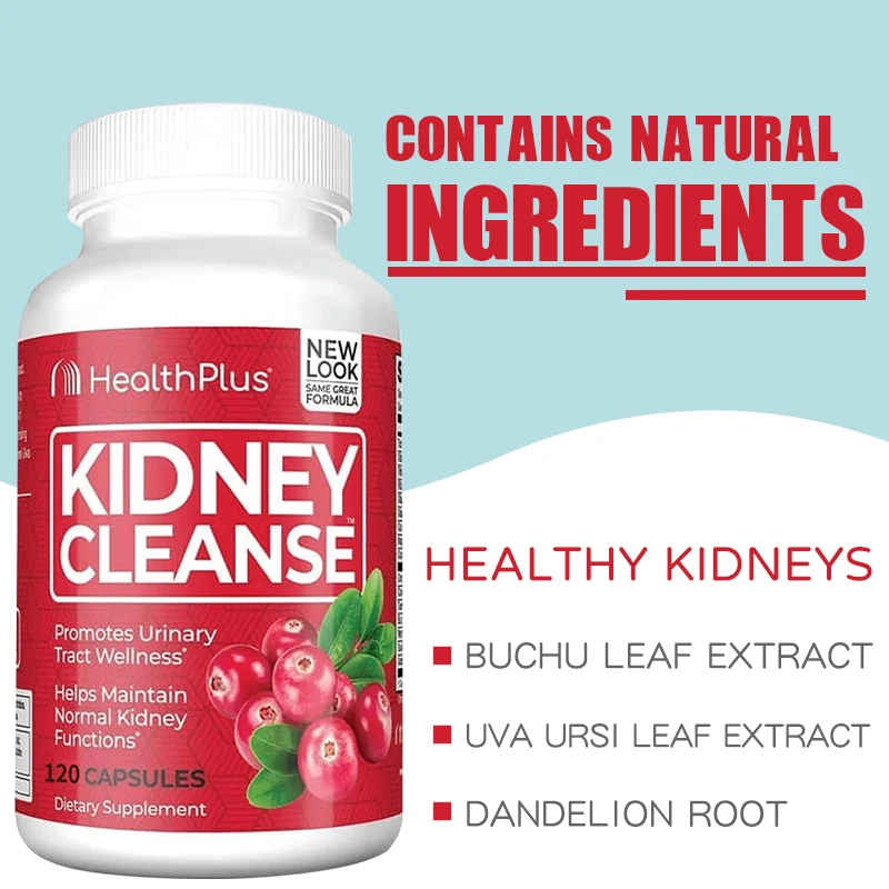Health Plus Kidney Cleanse-Contains An Antioxidant Blend To Support Urinary Tract Health