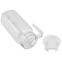 Cold Water Bottle Acrylic Transparent Juice Bottle Striped Water Ice Cold Juice Jug with Lid for Bar Home Restaurant Coffee Shop 5
