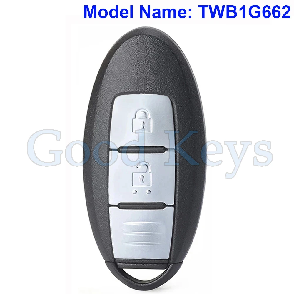 KEYECU CWTWB1U825 TWB1G662 for Nissan Micra Juke Leaf Note for Renault Alaska 433MHz Smart Remote Control Key Fob