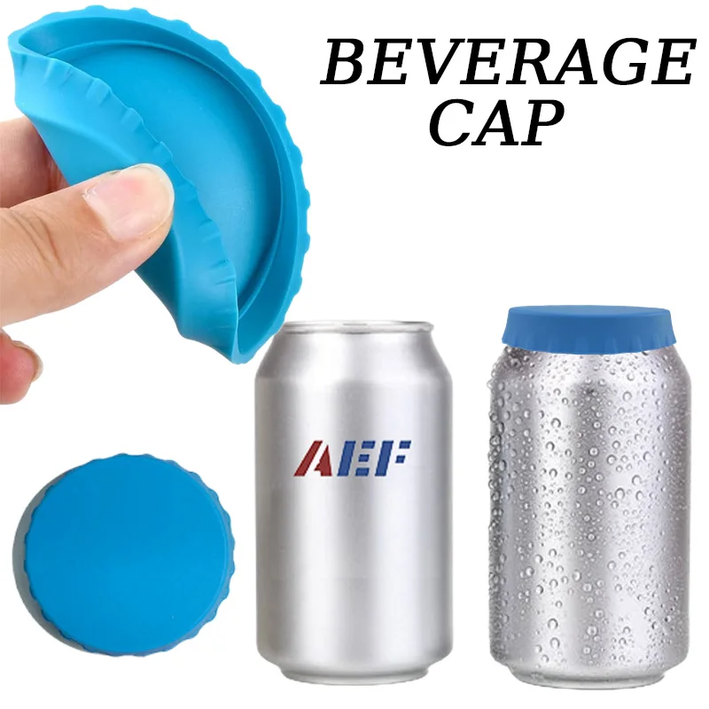 Drink Can Stopper Soft Leak-proof Silicone Water Cup Accessories Can Cover Reusable