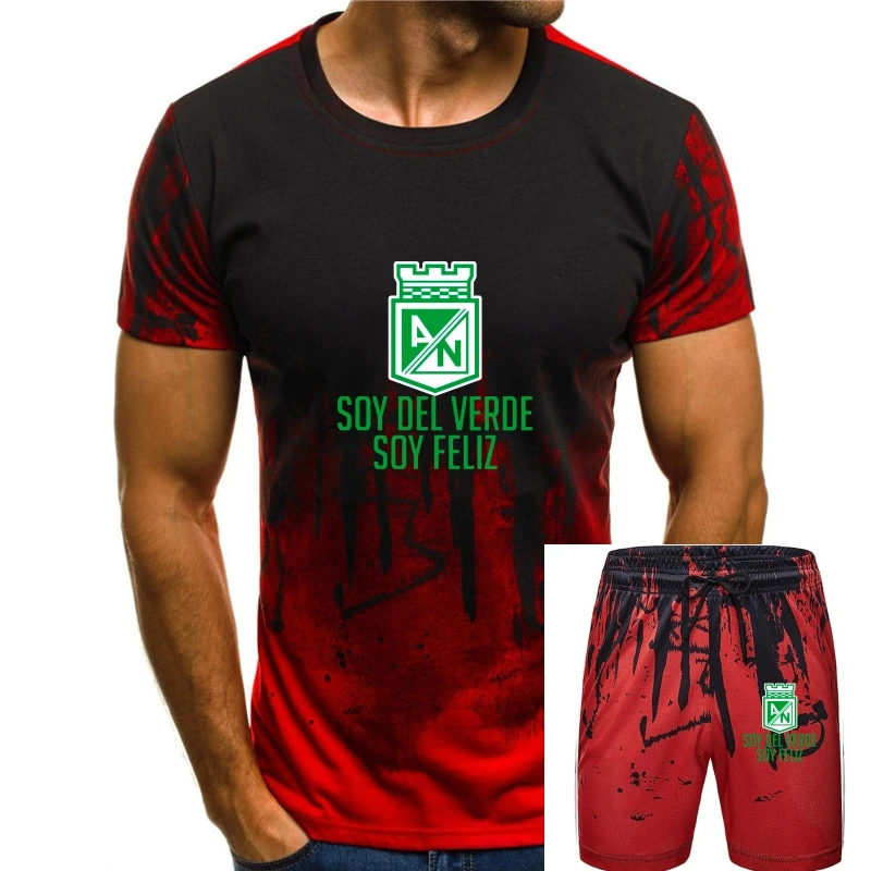 

Fashion Atlético Nacional T Shirt For Men Humorous Women Tshirts Fitness Short Sleeve