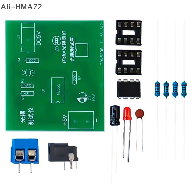HMA72-Optocoupler Tester Kit Board Practice Welding DIY Electronic Product Spare Parts