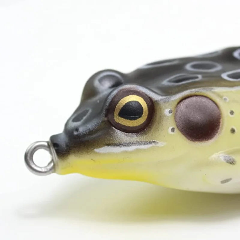 Topwater Frog Lure Bass Trout Fishing Lures Realistic Prop Frog
