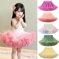 Pinl Girls Tulle Skirt Baby Children Clothes Tutu Pettiskirt Skirt Kids Clothes Princess Skirts For Girls Clothing 1-8 Years