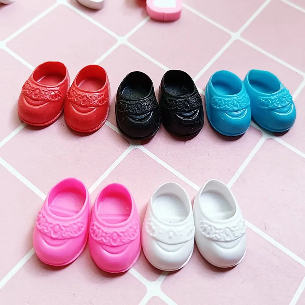 4 pairs 10 Styles 1/8 Doll Body High Quality Other Accessories PVC Doll Wear 16cm Dolls Stand Cute Shoes Fashion Sandals