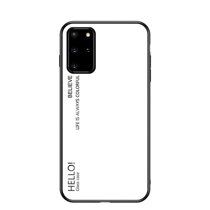 Colorful Gradient Tempered Glass Case Cover