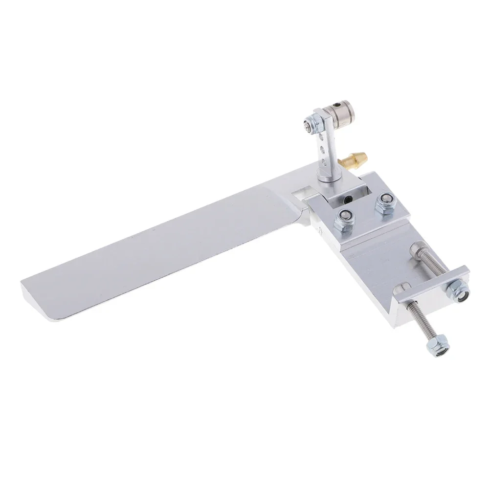 Gouvernail bateau RC aluminium 75/95mm avec prise d'eau