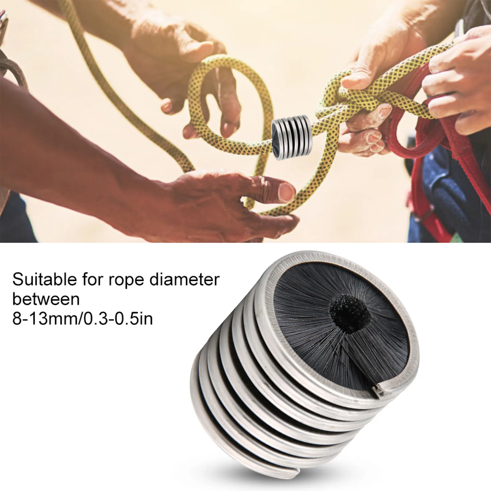 Cord Cleaning Brush Washing Tool For Outdoor Rock Climbing Caving Rope climbing rope
