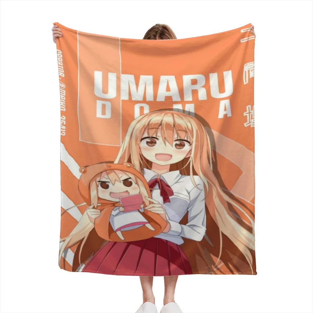 

Kawaii Anime Himouto! Umaru-Chan Light Blanket Flannel Warm Throw Nap Knee Blankets Warm Winter