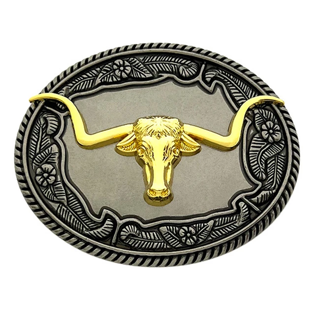Rodeo Gold OX Head Belt Buckle for Men Western Cowboys Horse Running Metal hebillas  Para Cinturon Mujer Cheapify Dropshipping - AliExpress