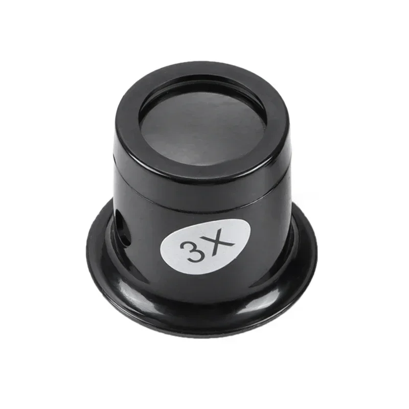 Lot De 4 Loupes D'horloger - Grossissements 5x, 10x, 15x, 20x - Verre Optique - Pour Précision