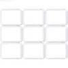 0.5ml Watercolor Pans, 100 Pack Empty Half Pans Plastic Watercolor Tins for Oils Acrylic Painting Travel Tin Case Palette 3