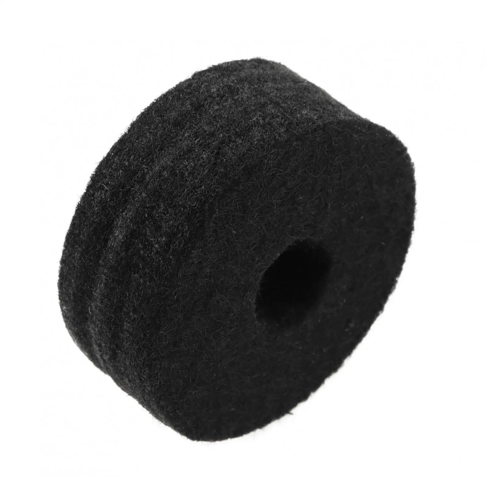 10 sets Standard Size Cymbal Stand Sleeves and Felt, Black Cymbals Stand Felt Pads Replacements Accessories