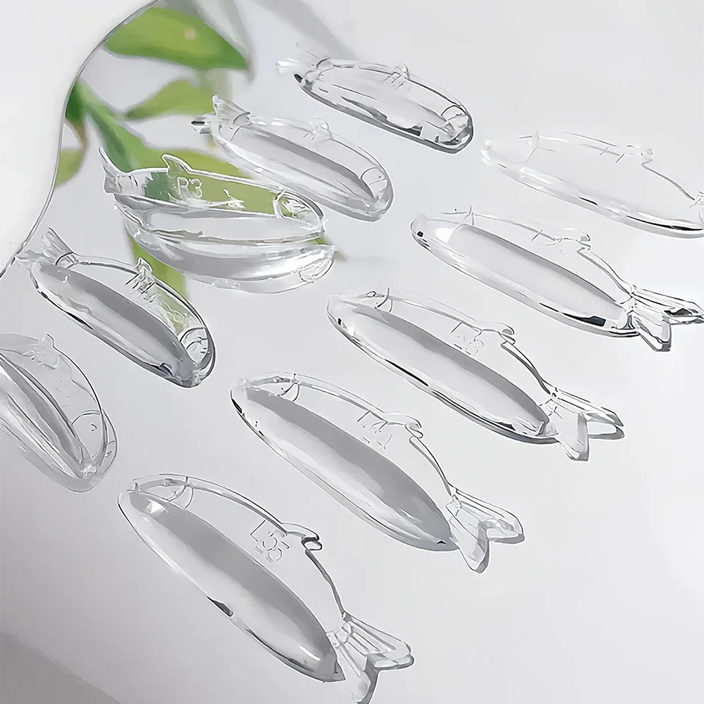 5쌍 재사용 가능 속눈썹 리프팅 키트 실리콘 라미네이션 패드 물고기 모양 펌 롯드 3D 속눈썹 연장 컬러 메이크업 용품