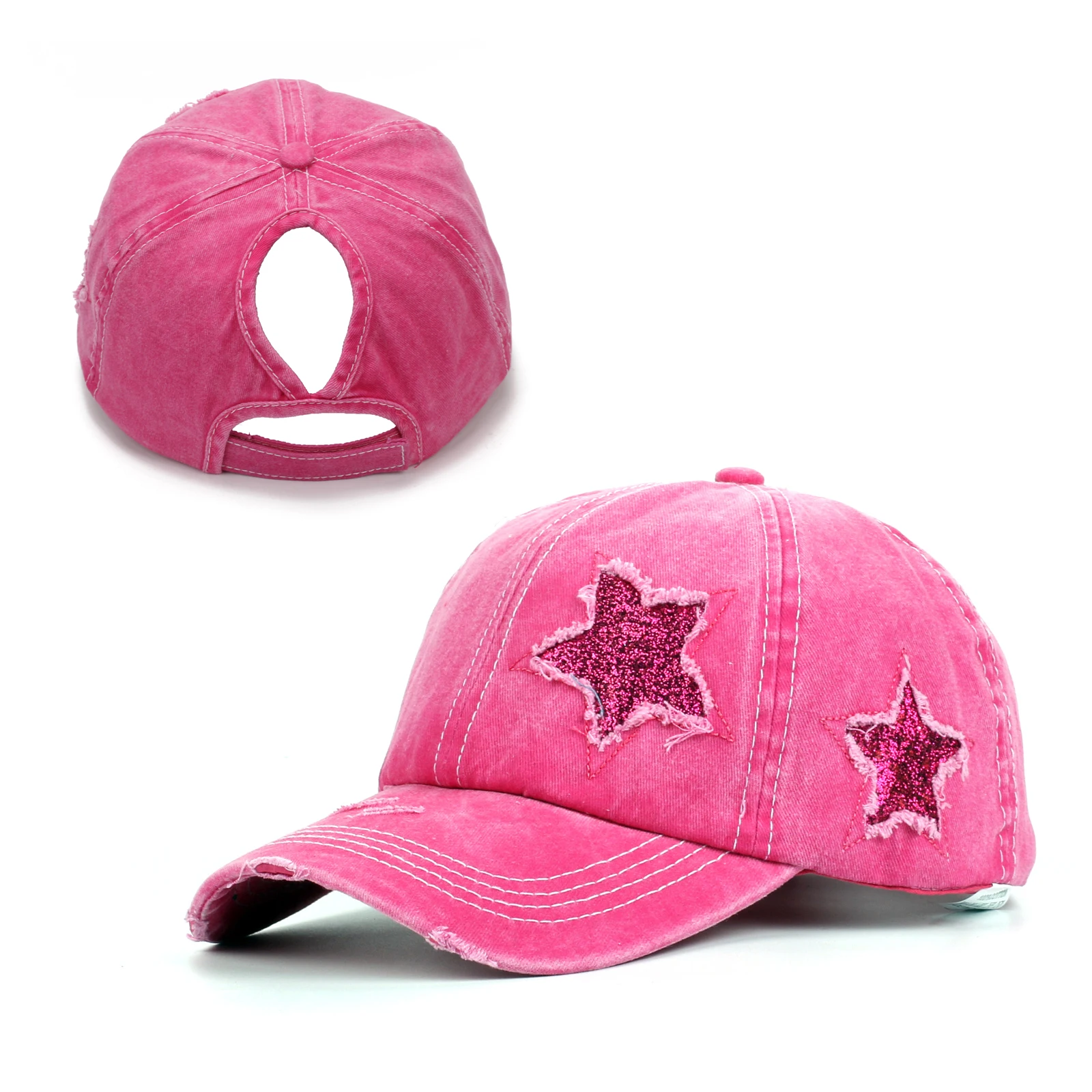 Glitter Baseball Cap- Various Colors