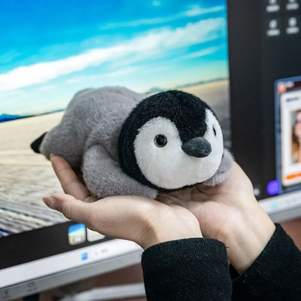 Backpack Decor Cute Penguin Plush Keychain Cartoon Stuffed Penguin Stuffed Pendant Animal Simulation Penguin Soft Pillow Unisex