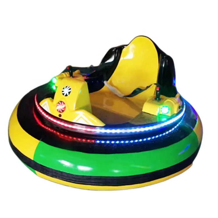 Fairground Spinning Car Street Legal Electric Bumper Car Laser Music Colorful Inflatable Bumper for Sale