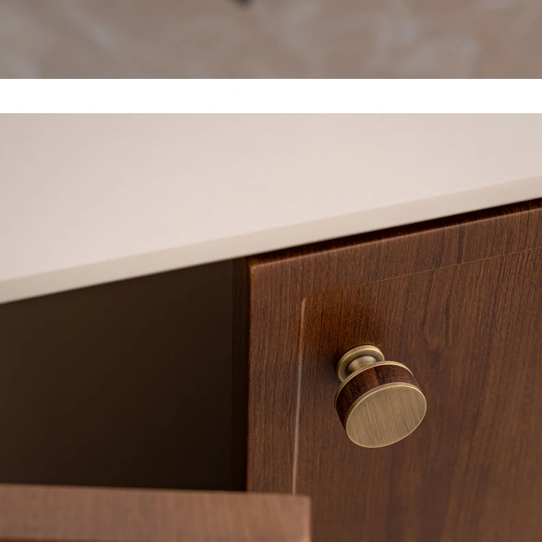 decorative drawer knob brass luxury crystal stone top