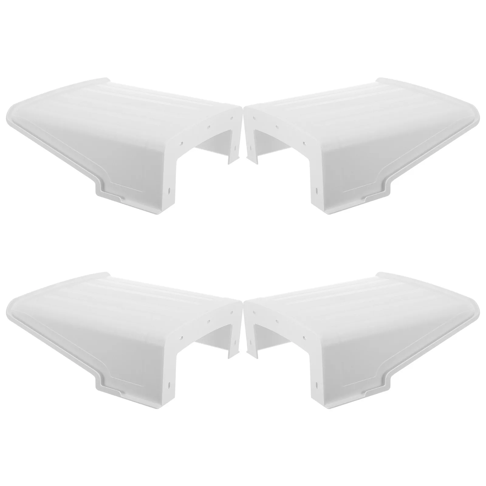 4Pcs 야외 카메라 레인 커버 방수 보안 카메라 커버 쉴드 거리 공원용 비바람 방지 태양 그늘 방수 커버