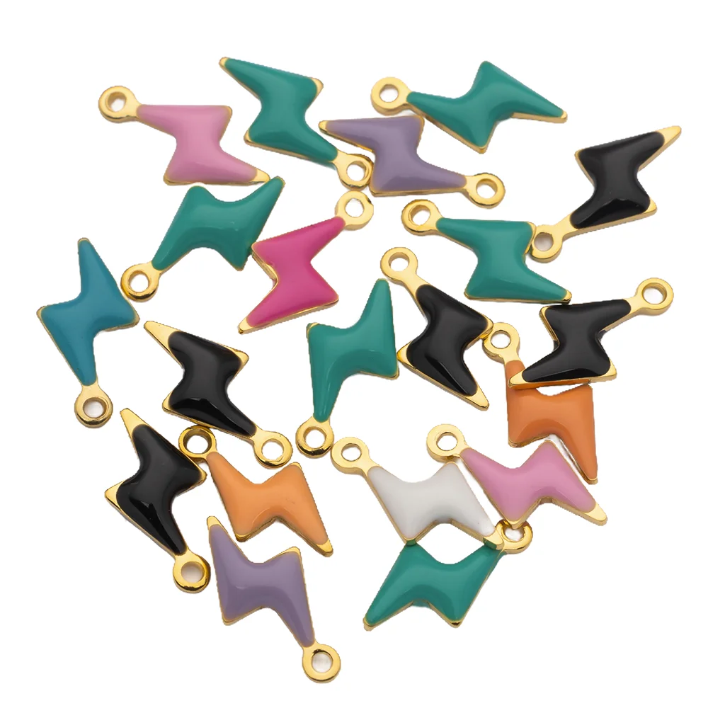 10/20/30Pcs Edelstahl Ozean Kleine Seestern Fisch Emaille Anhänger DIY Halskette Ohrringe Schmuck Zeug Finden Zubehör – Detail 7