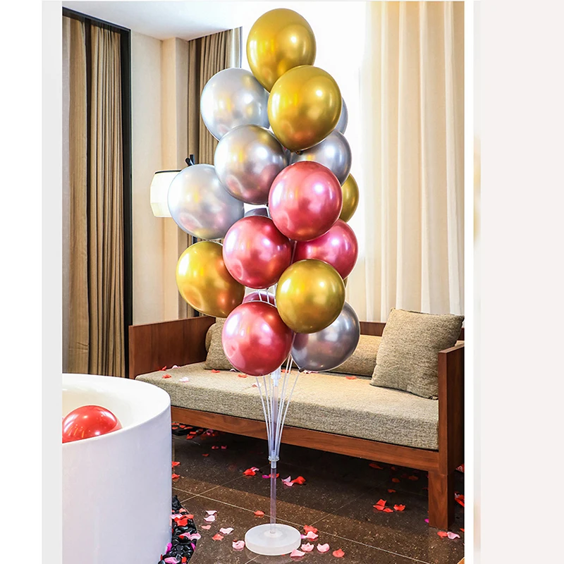 160CM 19Tubes Balloon Stand Wedding Decoration Happy Birthday Party Balloon Stick Holder Baloon Accessories Festival