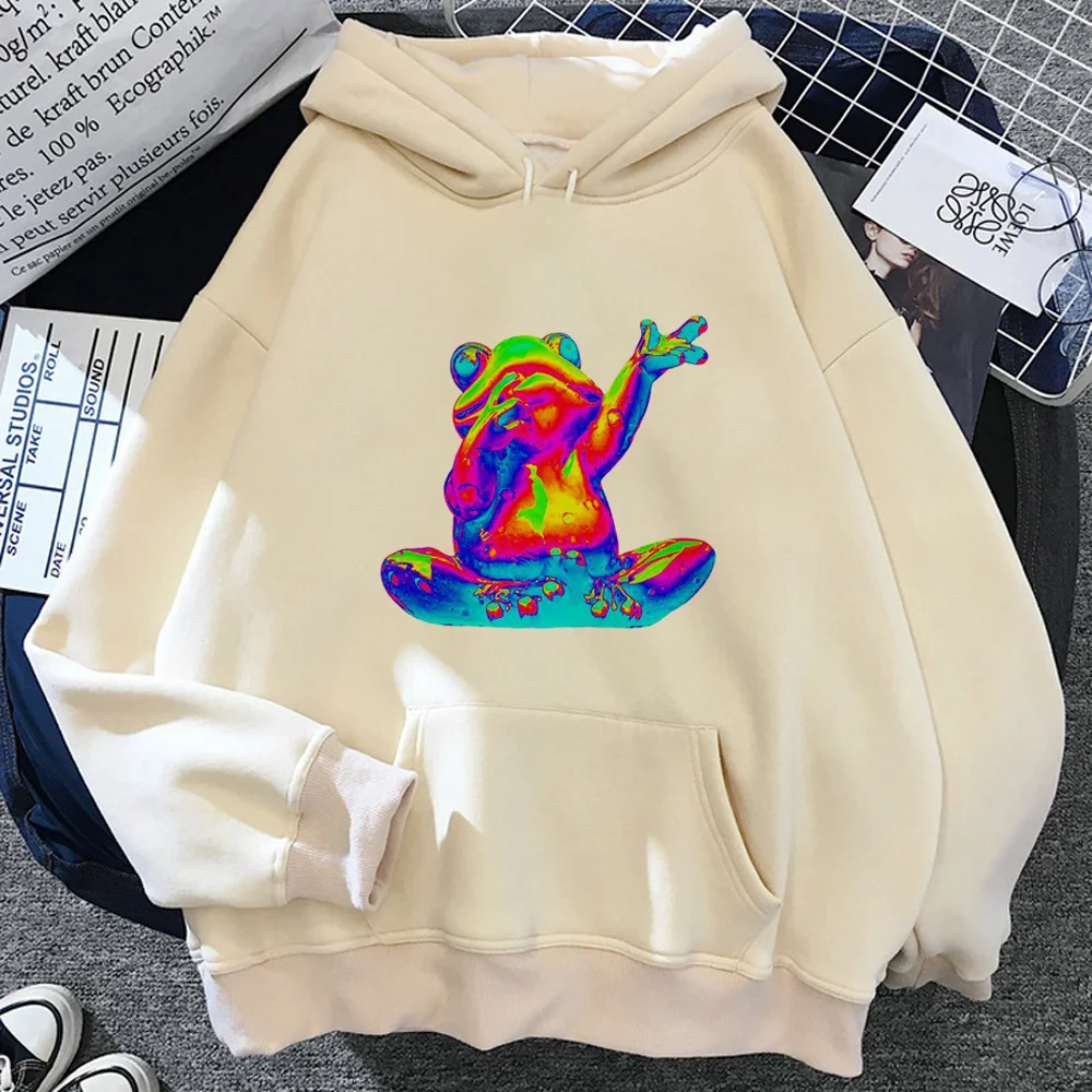 

Techno hoodies women streetwear Winter aesthetic Korean style pulls hoddies women Korean style clothing