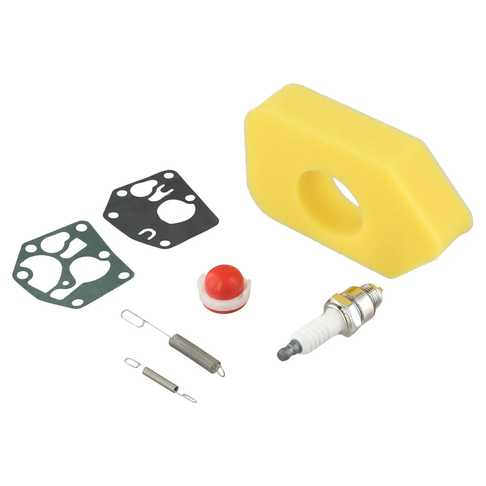 

Accessories Carburetor Membrane Kit Outdoor Living Parts Regulator Springs Spark Plug Carburetor Diaphragm Durable
