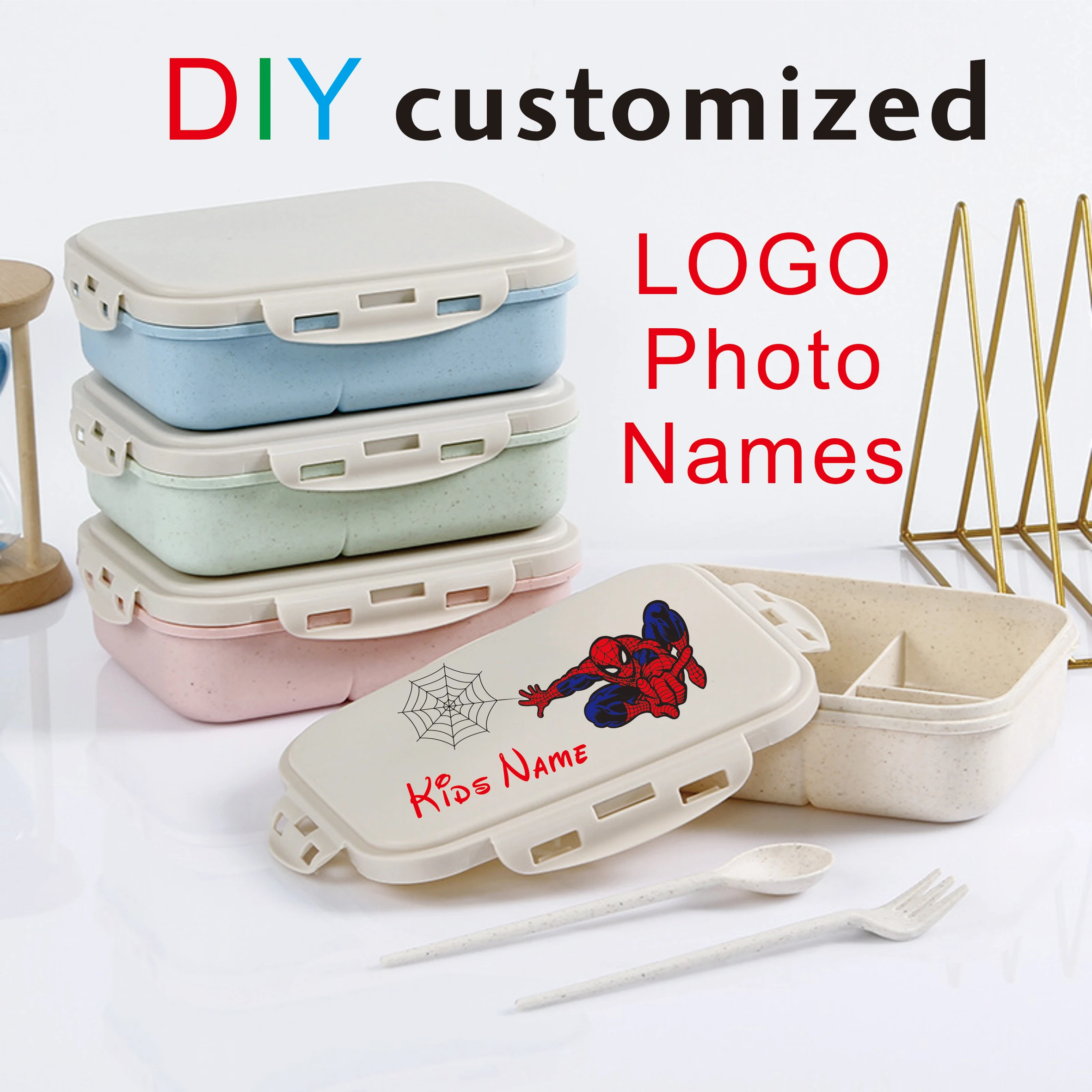 

100PCS to Canada DIY Customized Lunch Box With LOGO (including shipping by sea)
