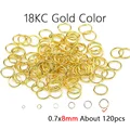 Gold 8mm 120pcs