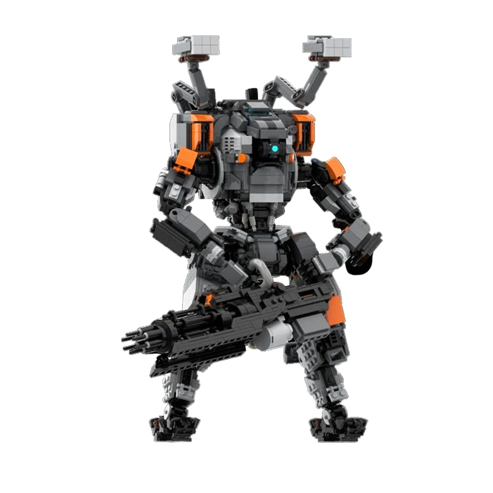 Gobricks Bt-7274 Vanguard-Class Titan Da Titanfall 2 Building Blocks Creative Expert Mecha Game Bricks Toys Child Expert Robot