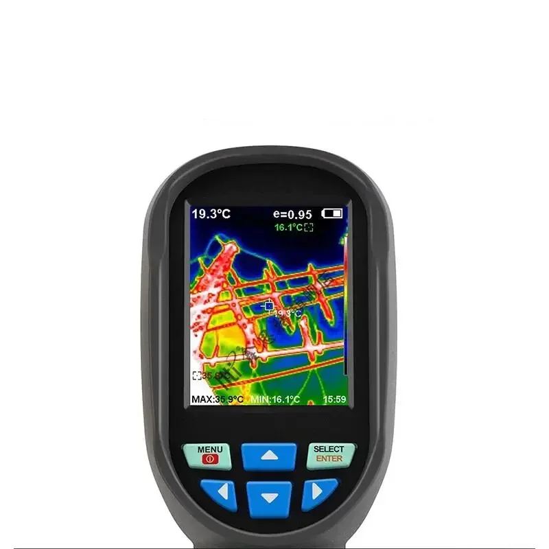 Hti HT-03 열화상 카메라 휴대용 적외선 열화상 카메라 온도 120x90 해상도 파이프 바닥 난방 감지용
