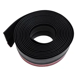 Weatherproof Garage and Window Seal Strip - 300cm Rubber Gap Filler (Black)