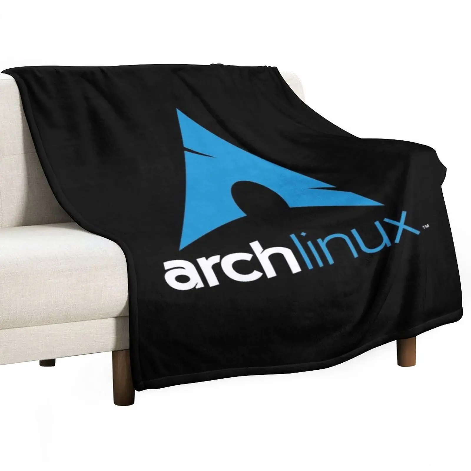 

arch linux Throw Blanket Large Blanket Sofa Blanket Luxury Thicken Blanket Designer Blankets